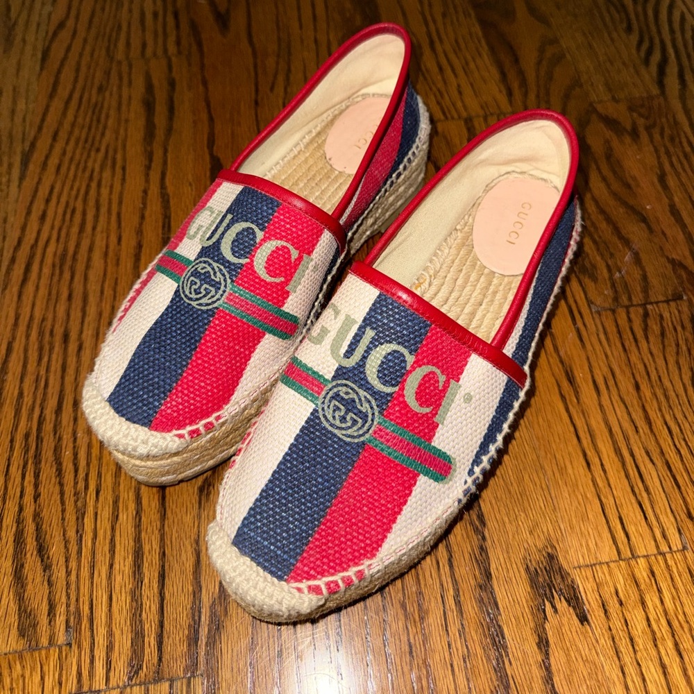 Gucci authentic  Platform Espadrilles